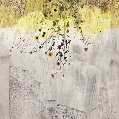 Ernst artwork, upside down flowers